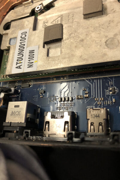Alienware Laptop motherboard DC jack repair and replacement